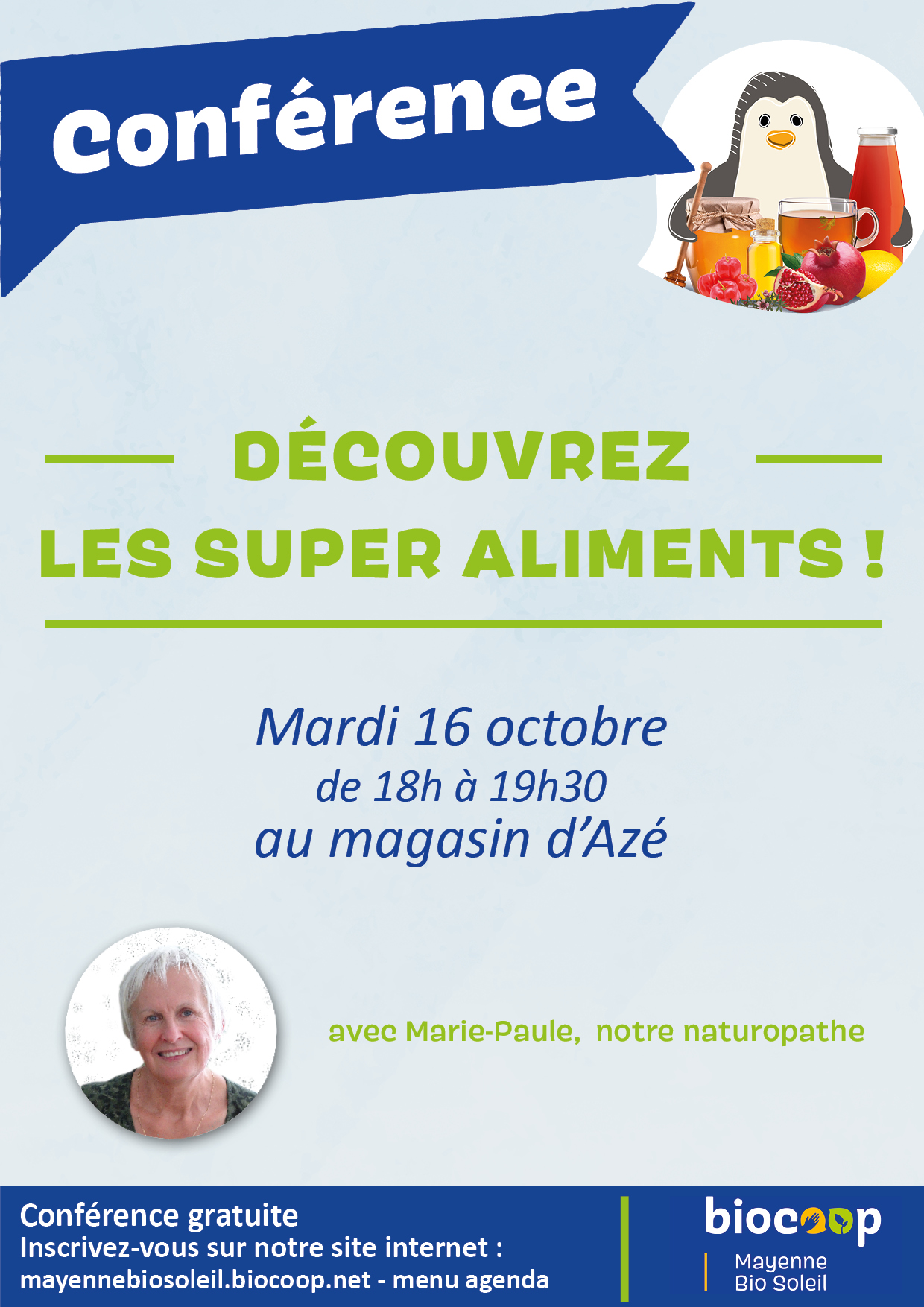 Conférence : découvrez les super aliments Conférence : découvrez les super aliments