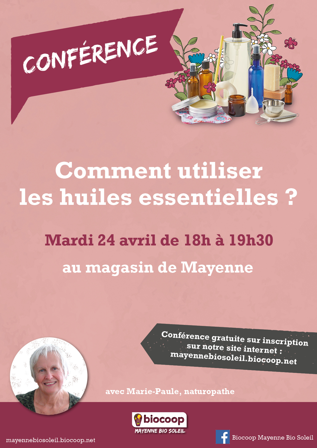 Conférence : comment utiliser les huiles essentielles ? Conférence : comment utiliser les huiles essentielles ?