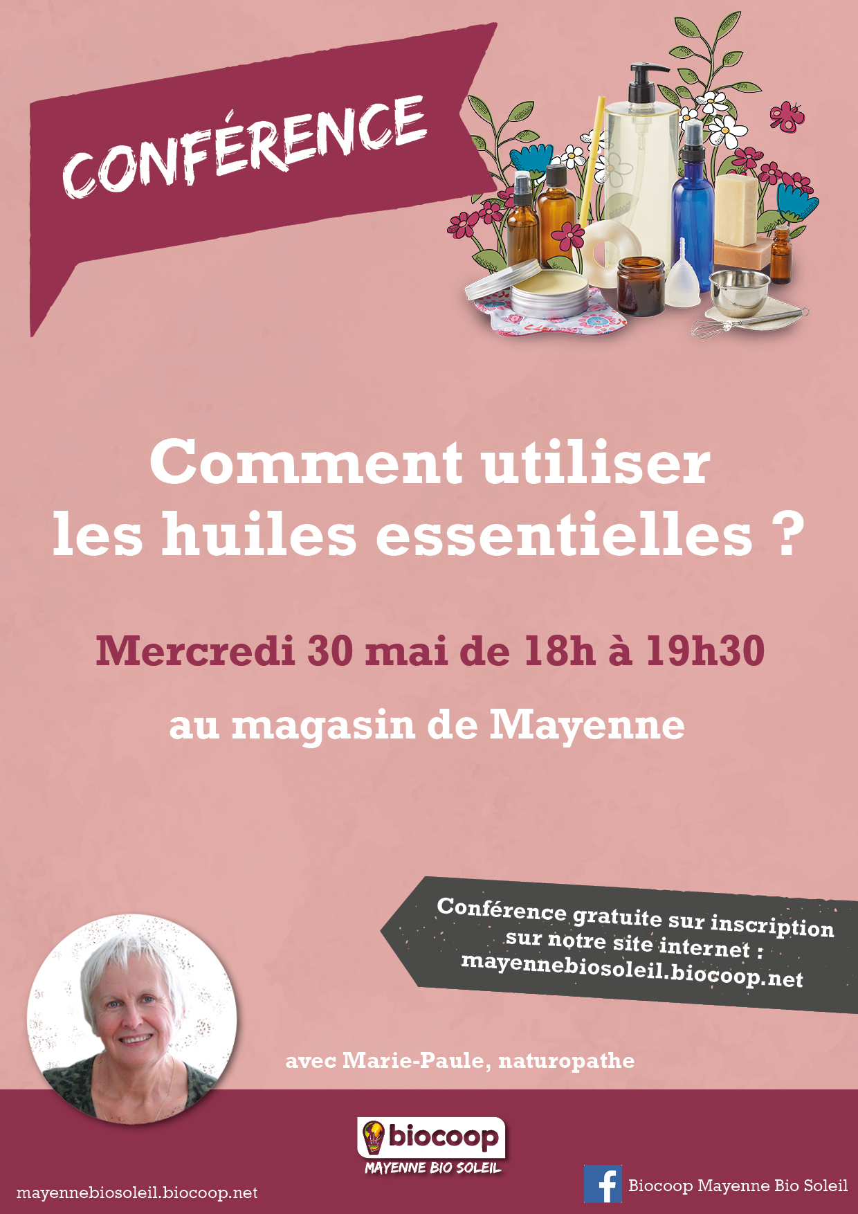 Conférence : comment utiliser les huiles essentielles ? Conférence : comment utiliser les huiles essentielles ?