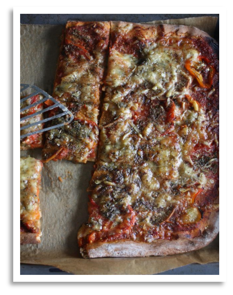 Pizza rapide aux légumes Pizza rapide aux légumes