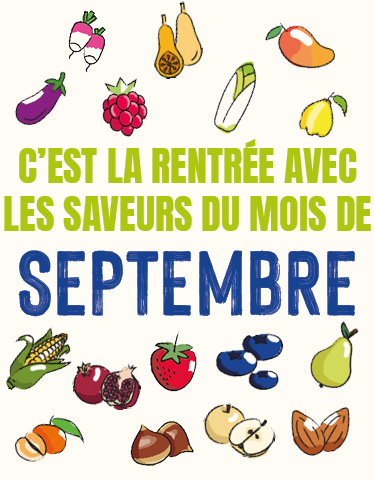 Découvrez notre calendrier de saisonnalité de Septembre 2025 !