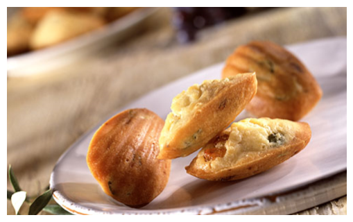 Madeleines aux tomates séchées et au thym Madeleines aux tomates séchées et au thym