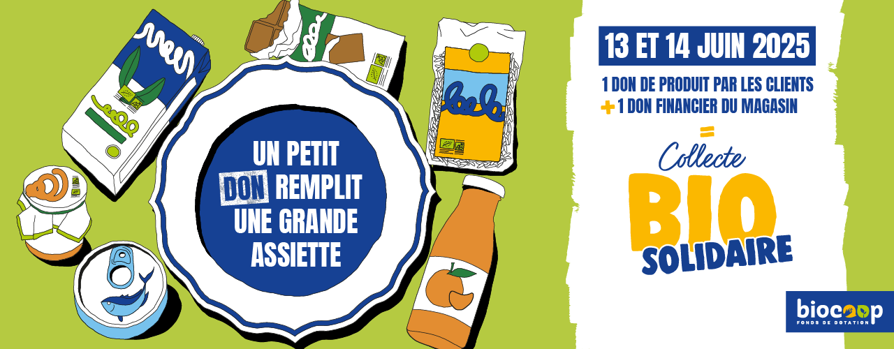 Collecte Bio Solidaire - JUIN 2025