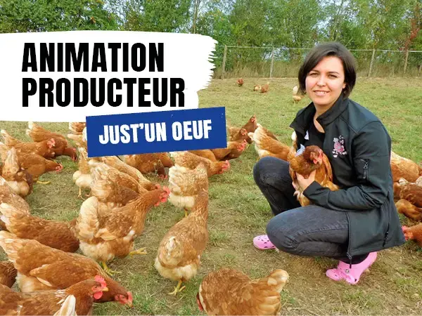 Rencontre producteur - Just'un oeuf